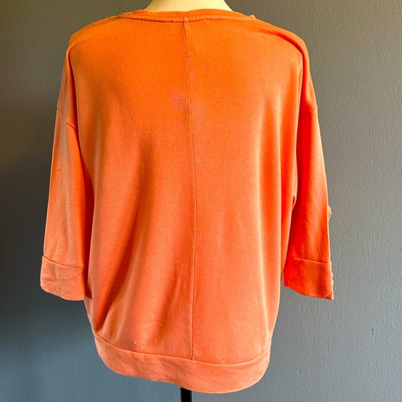 NWT EXPRESS ONE ELEVEN TANGERINE TOP. Size XS. - Picture 2 of 6